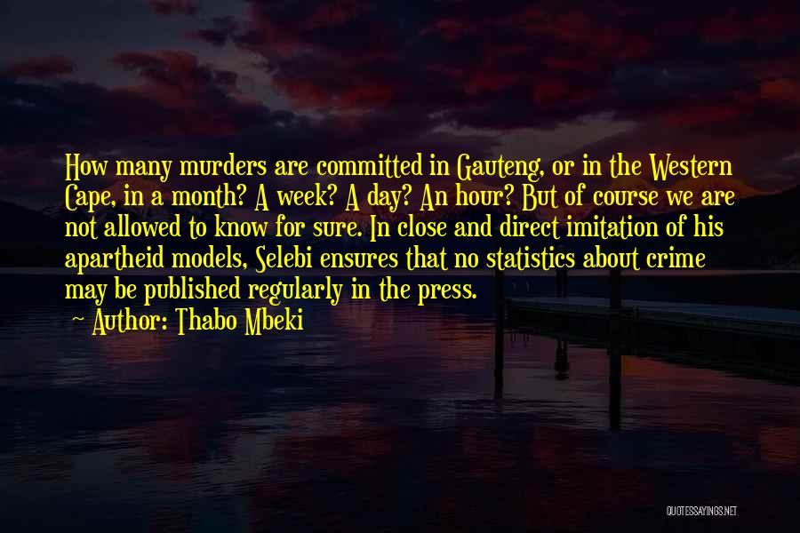 Cape May Quotes By Thabo Mbeki