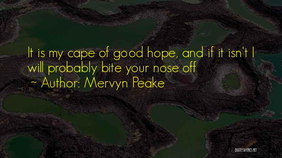 Cape Of Good Hope Quotes By Mervyn Peake