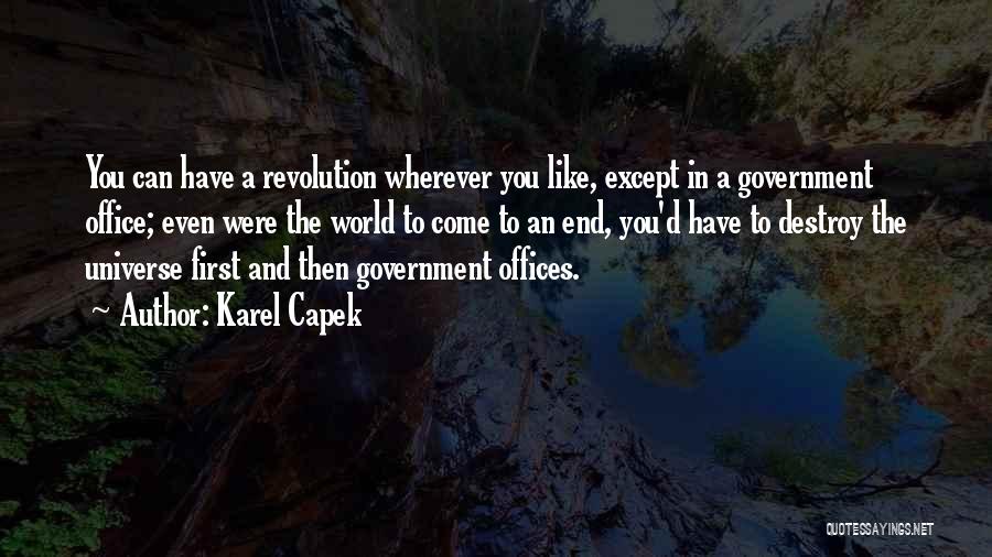 Capek Quotes By Karel Capek