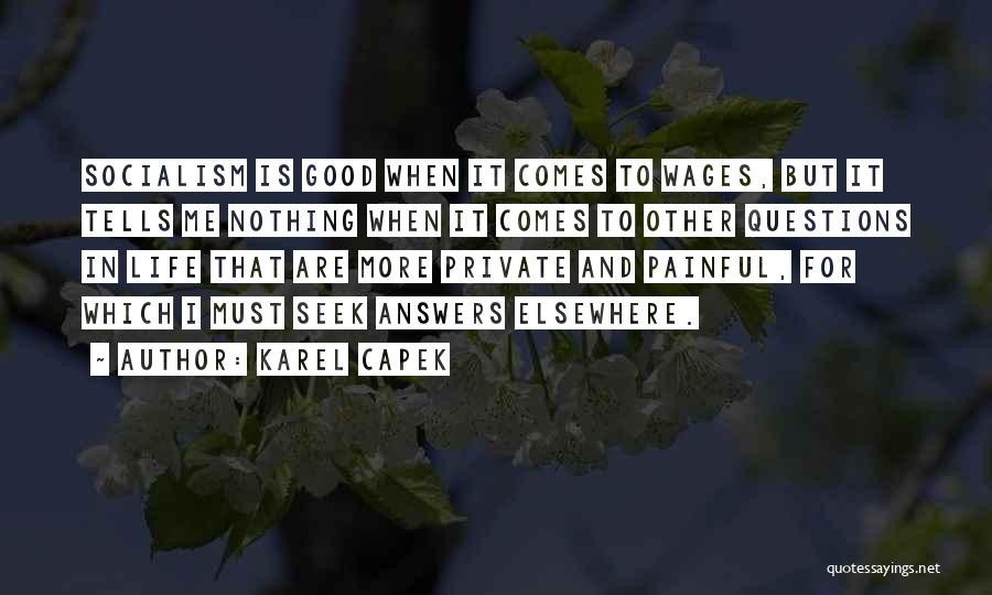 Capek Quotes By Karel Capek