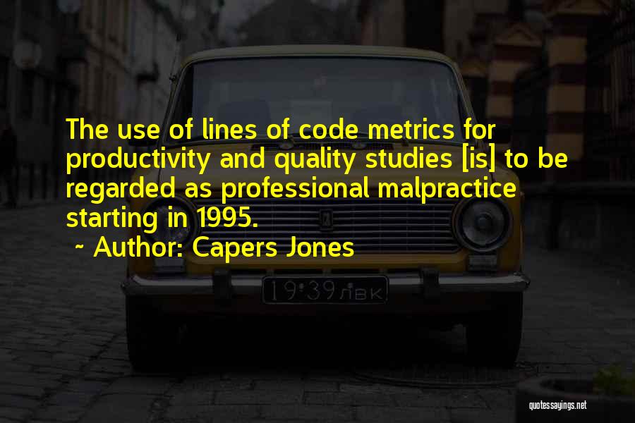 Capers Quotes By Capers Jones