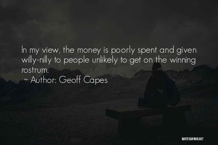 Capes Quotes By Geoff Capes