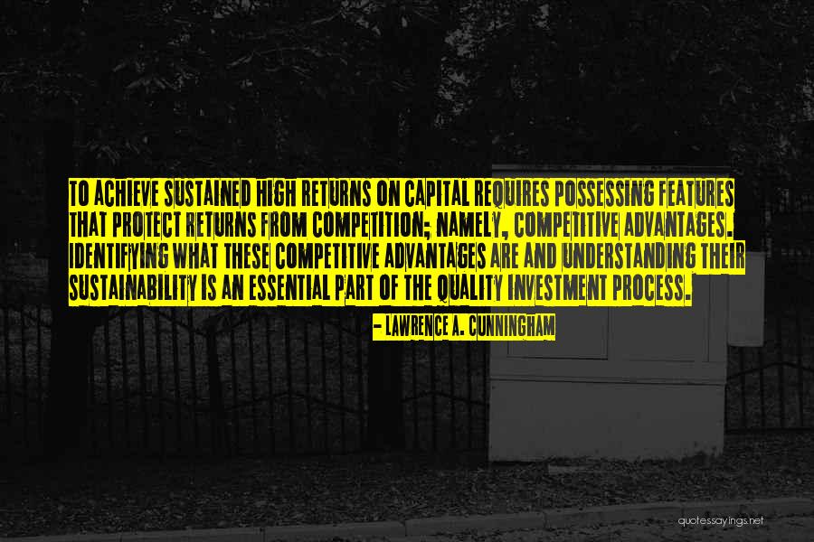 Capital Investment Quotes By Lawrence A. Cunningham Capital Investment Quotes By Lawrence A. Cunningham