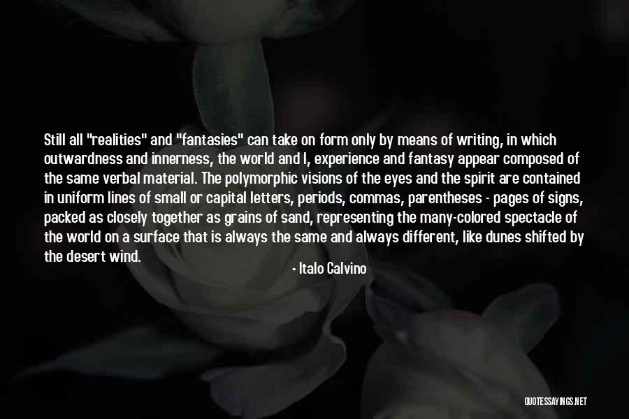 Capital Letters And Quotes By Italo Calvino