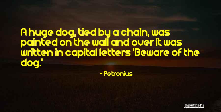 Capital Letters And Quotes By Petronius