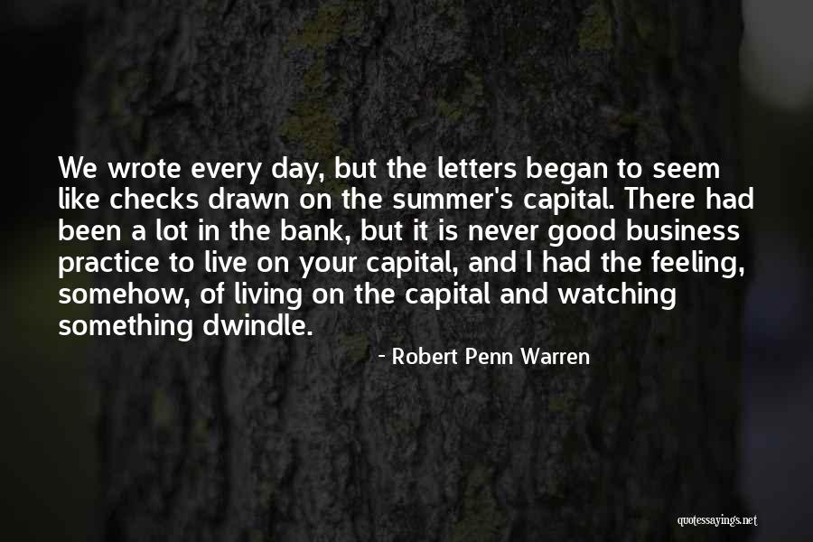 Capital Letters And Quotes By Robert Penn Warren