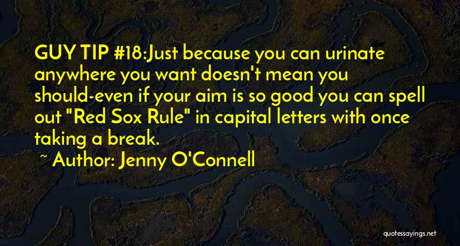 Capital Letters Quotes By Jenny O'Connell
