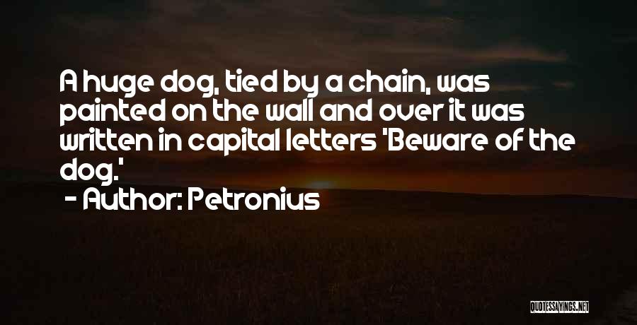 Capital Letters Quotes By Petronius