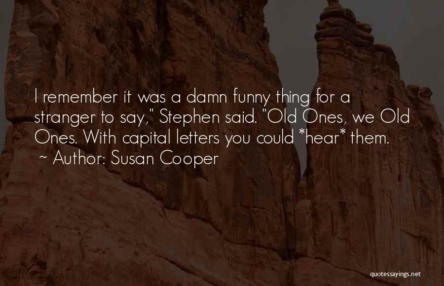 Capital Letters Within Quotes By Susan Cooper