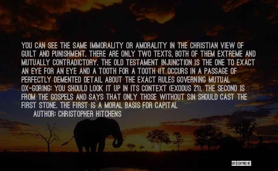 Capital Punishment For It Quotes By Christopher Hitchens