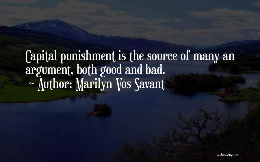 Capital Punishment For It Quotes By Marilyn Vos Savant