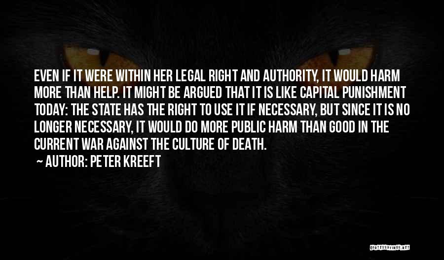 Capital Punishment For It Quotes By Peter Kreeft