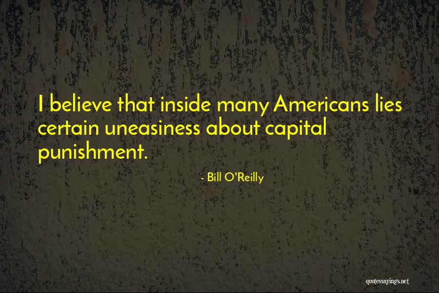 Capital Punishment Quotes By Bill O'Reilly