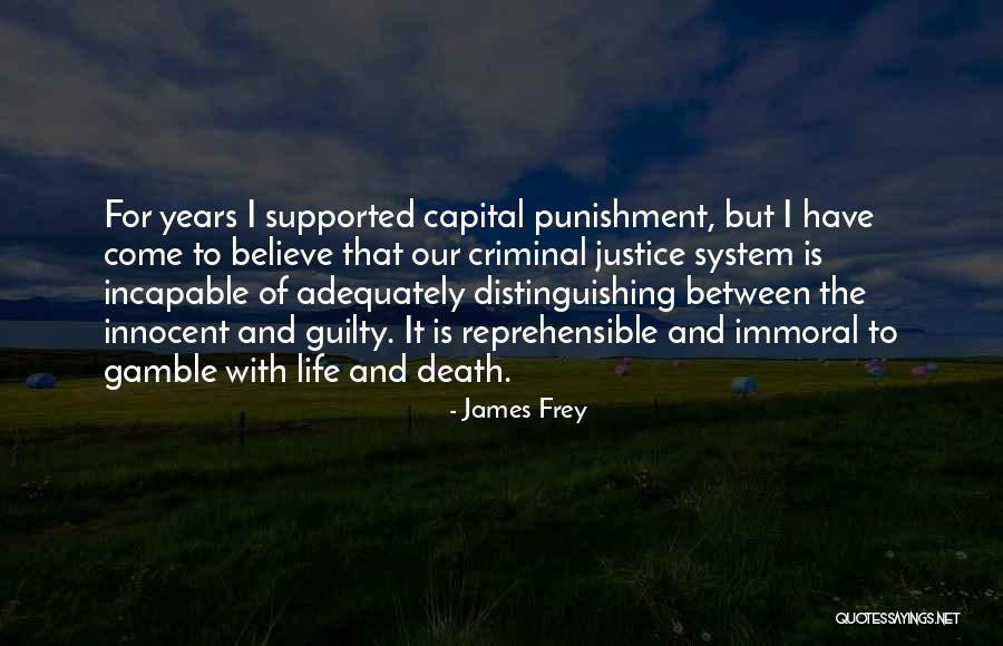 Capital Punishment Quotes By James Frey