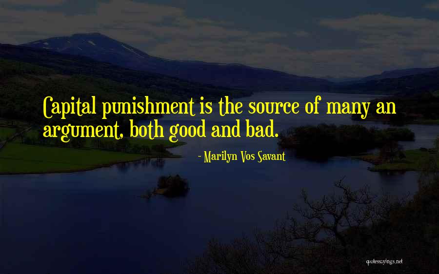 Capital Punishment Quotes By Marilyn Vos Savant