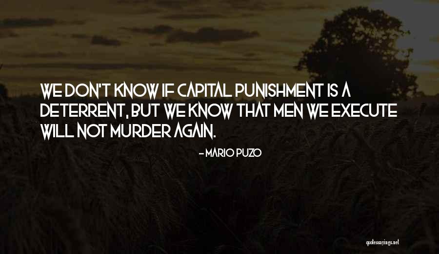 Capital Punishment Quotes By Mario Puzo