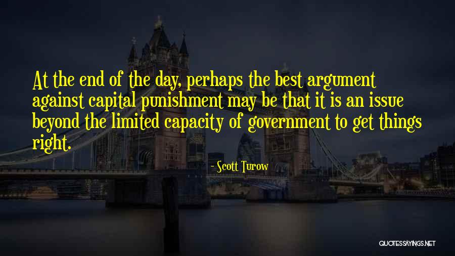 Capital Punishment Quotes By Scott Turow