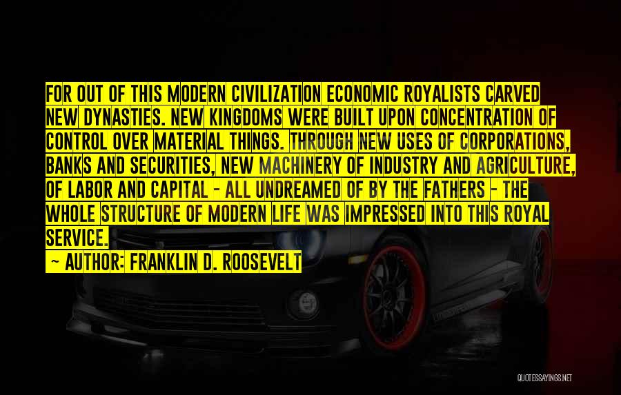 Capital Structure Quotes By Franklin D. Roosevelt