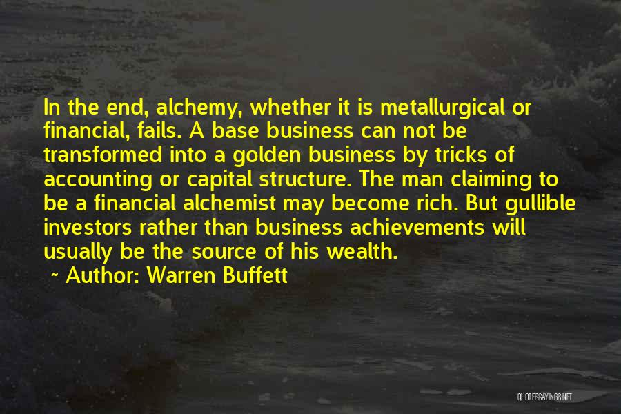 Capital Structure Quotes By Warren Buffett