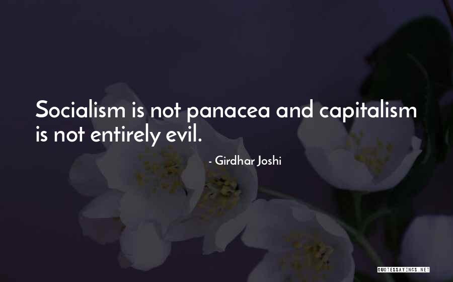 Capitalism And Socialism Quotes By Girdhar Joshi Capitalism And Socialism Quotes By Girdhar Joshi