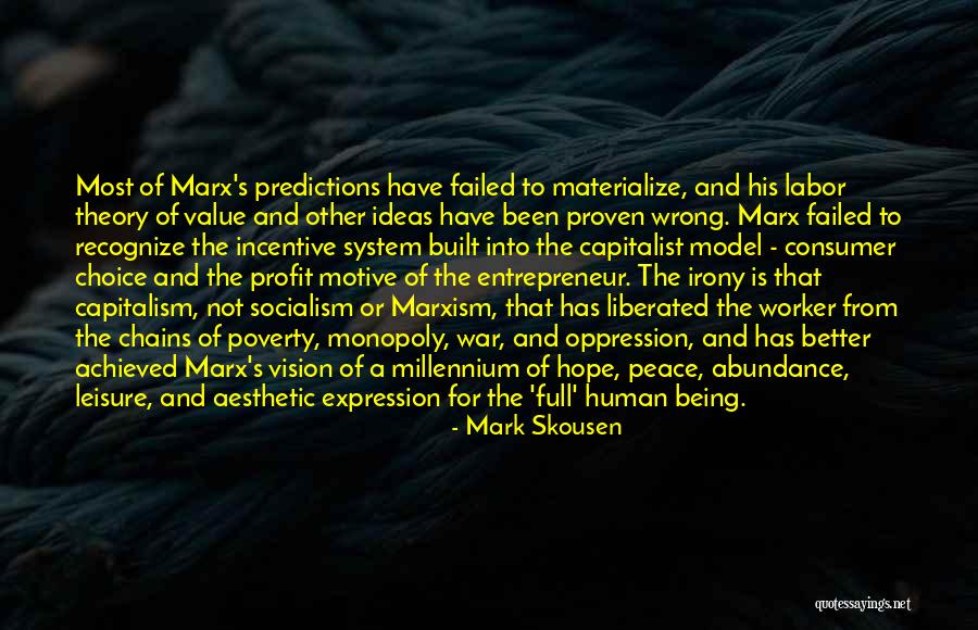 Capitalism And Socialism Quotes By Mark Skousen Capitalism And Socialism Quotes By Mark Skousen
