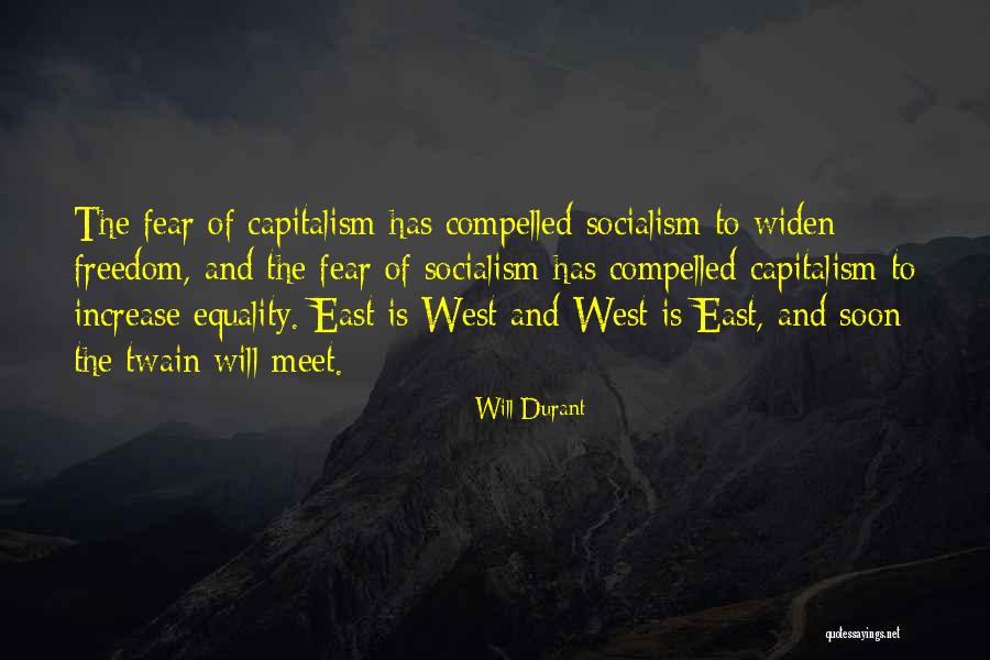 Capitalism Versus Socialism Quotes By Will Durant Capitalism Versus Socialism Quotes By Will Durant