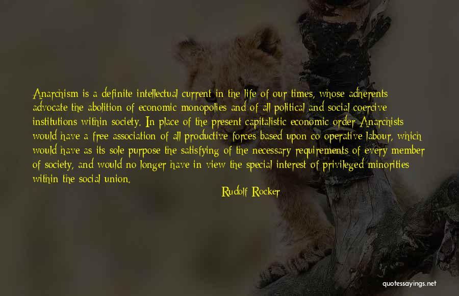 Capitalistic Quotes By Rudolf Rocker Capitalistic Quotes By Rudolf Rocker