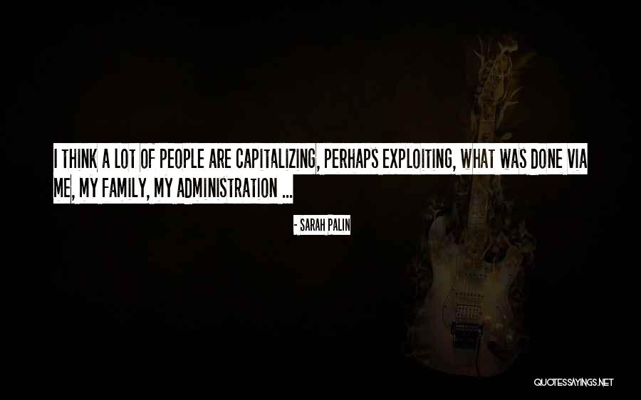 Capitalizing In Quotes By Sarah Palin Capitalizing In Quotes By Sarah Palin