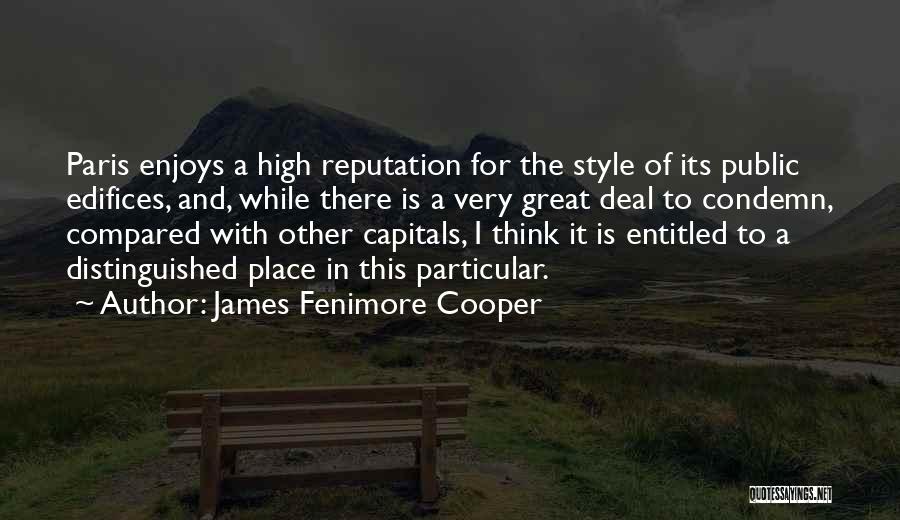 Capitals Quotes By James Fenimore Cooper