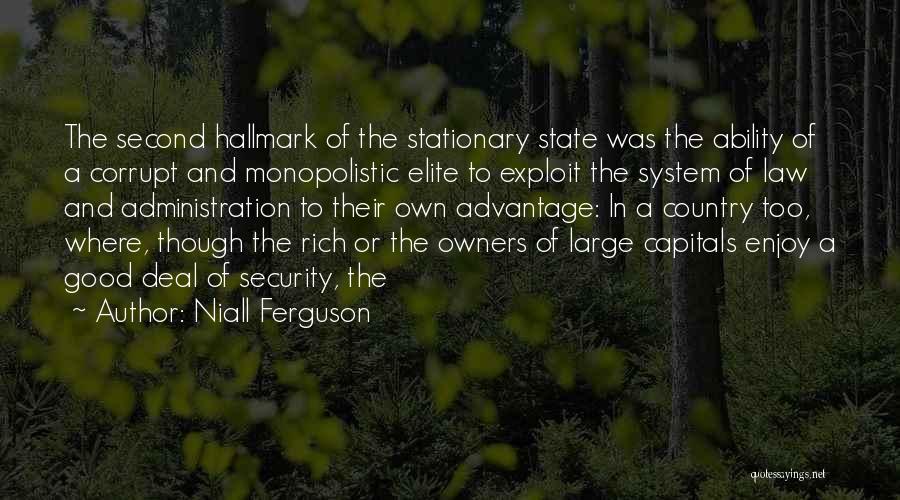 Capitals Quotes By Niall Ferguson