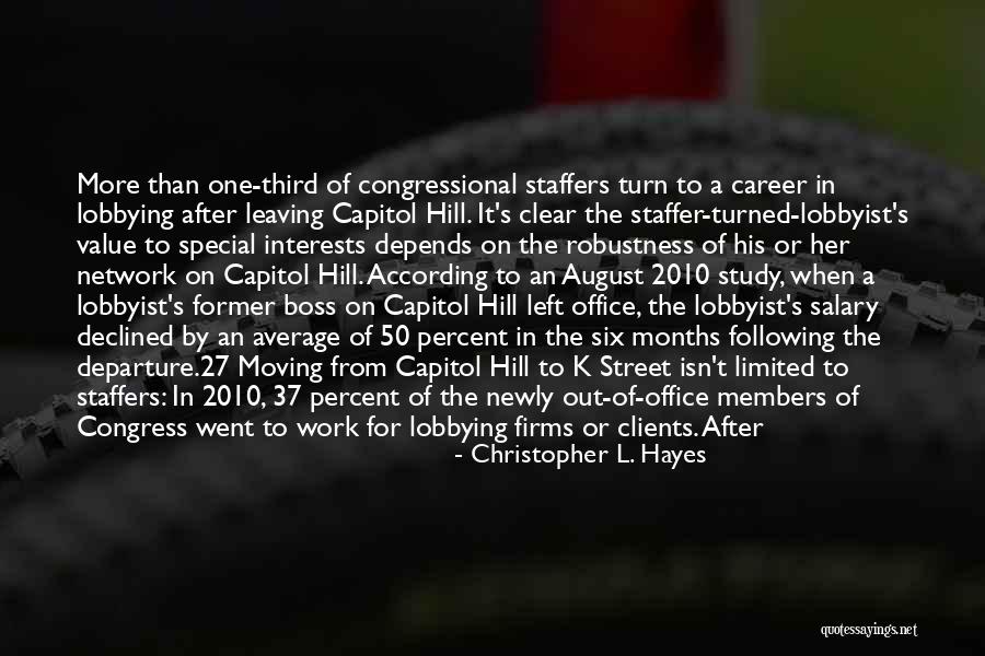 Capitol Hill Quotes By Christopher L. Hayes