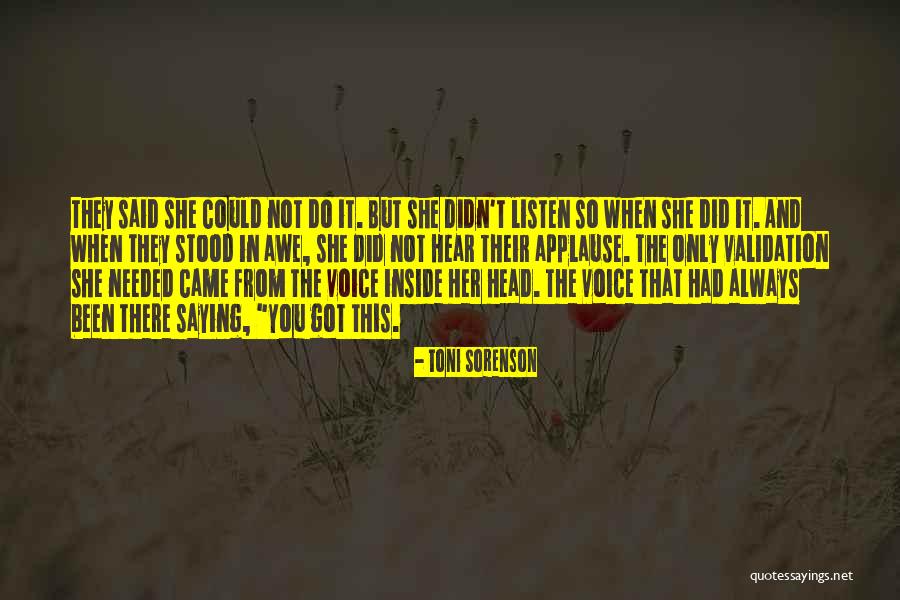 Caporales Musica Quotes By Toni Sorenson