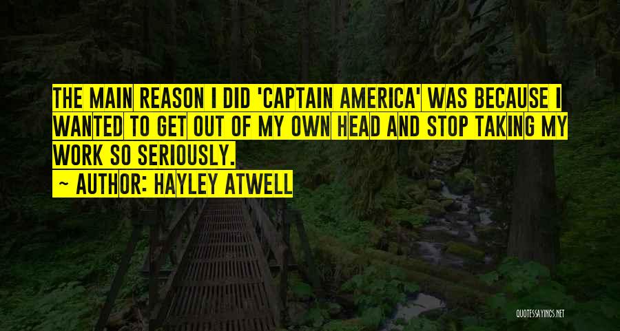 Captain America Quotes By Hayley Atwell