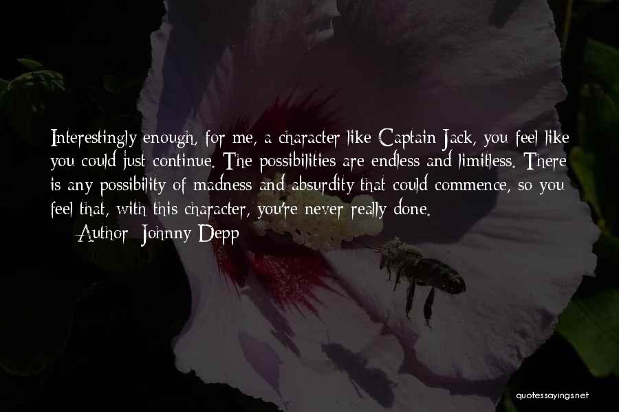 Captain Jack's Quotes By Johnny Depp