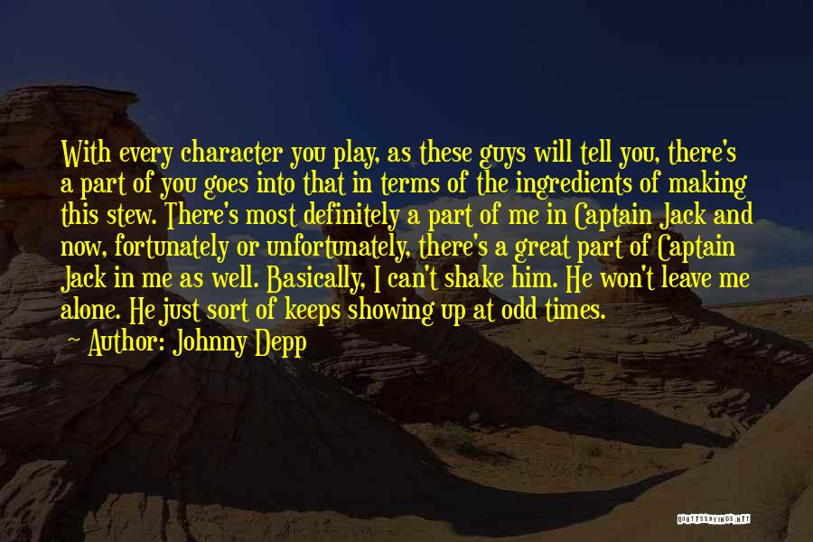 Captain Jack's Quotes By Johnny Depp