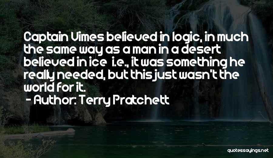 Captain Vimes Quotes By Terry Pratchett