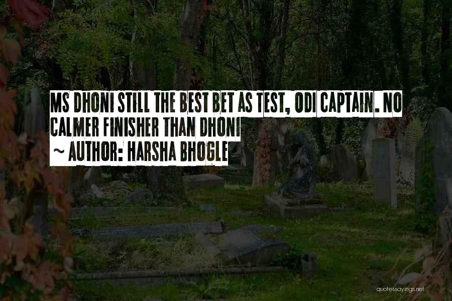 Captains Quotes By Harsha Bhogle