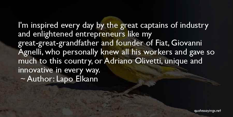 Captains Quotes By Lapo Elkann