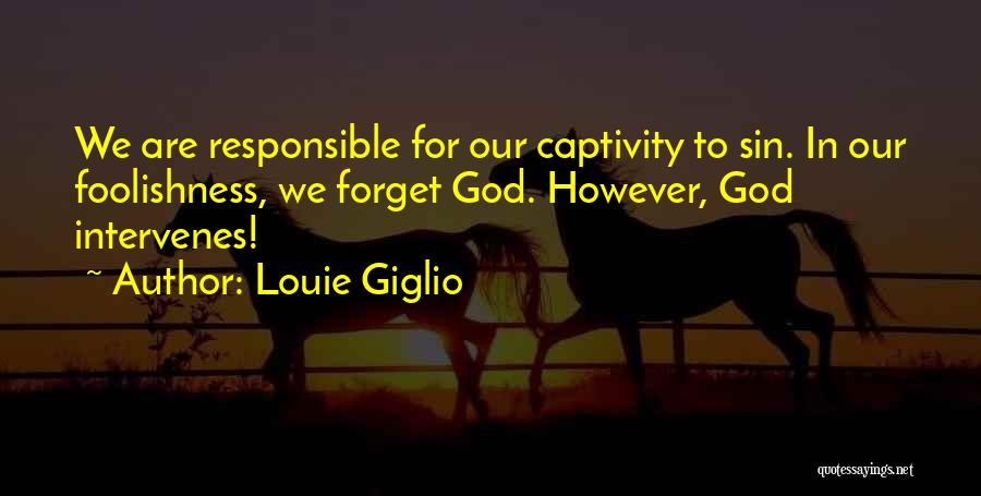 Captivity Quotes By Louie Giglio