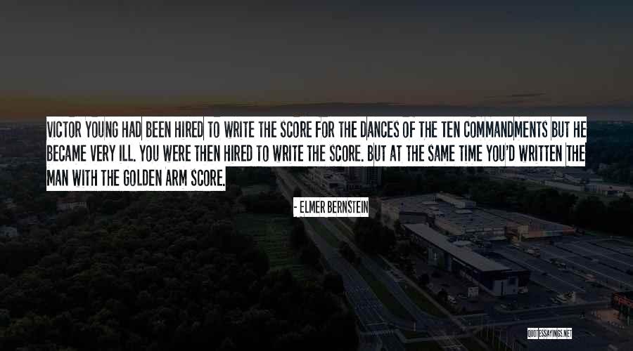 Capurros Quotes By Elmer Bernstein Capurros Quotes By Elmer Bernstein