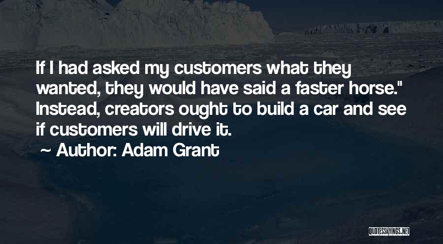 Car Build Quotes By Adam Grant