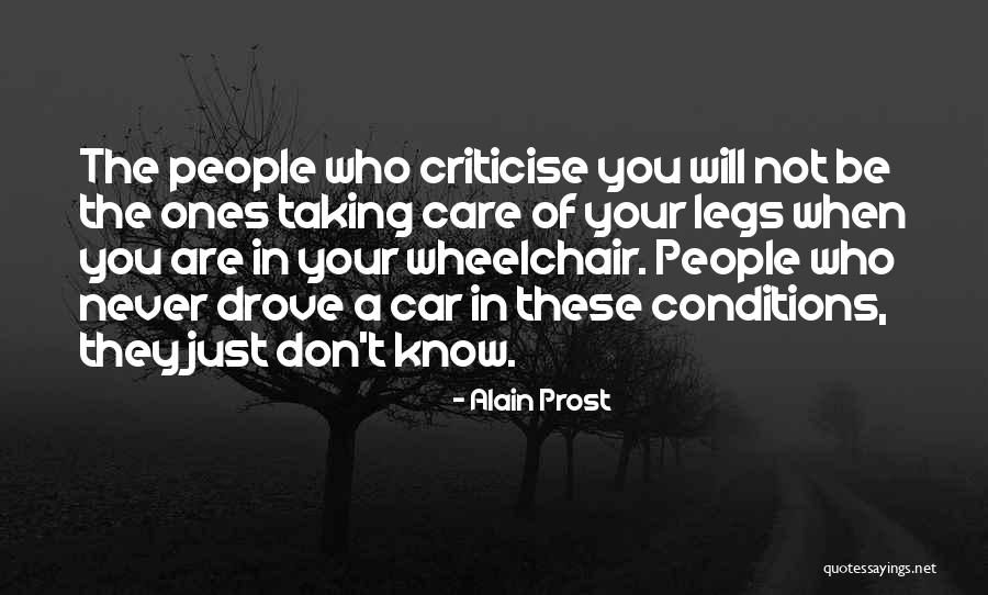 Car Care Quotes By Alain Prost Car Care Quotes By Alain Prost