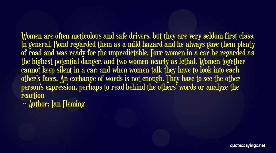 Car Driver Quotes By Ian Fleming