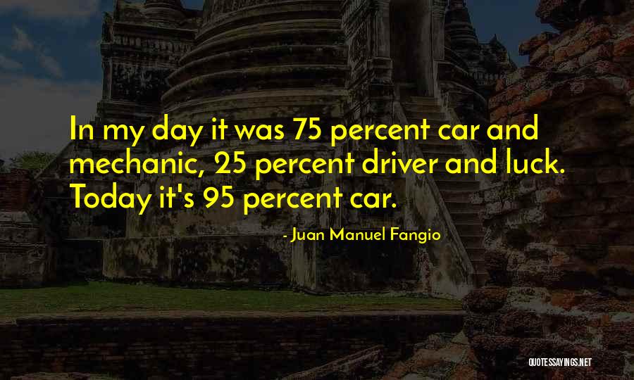 Car Driver Quotes By Juan Manuel Fangio