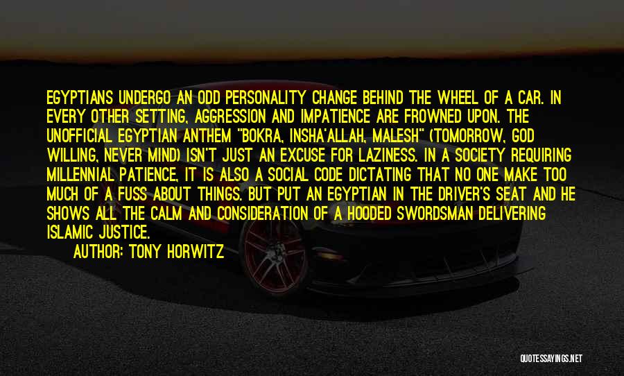 Car Driver Quotes By Tony Horwitz