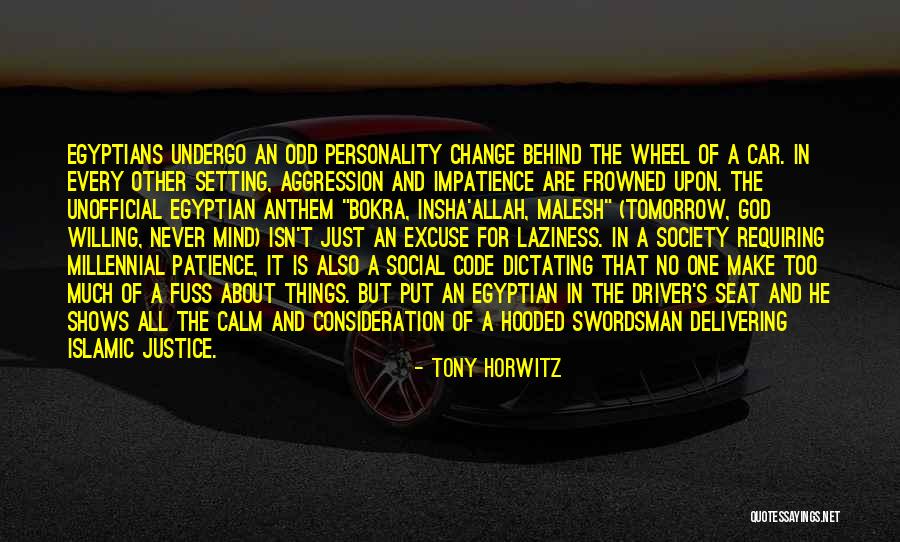 Car Driver Quotes By Tony Horwitz