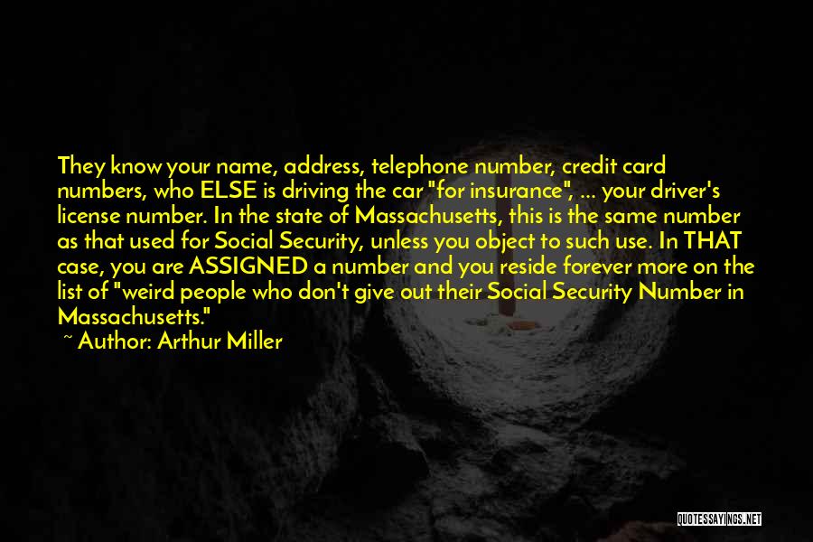Car In Insurance Quotes By Arthur Miller