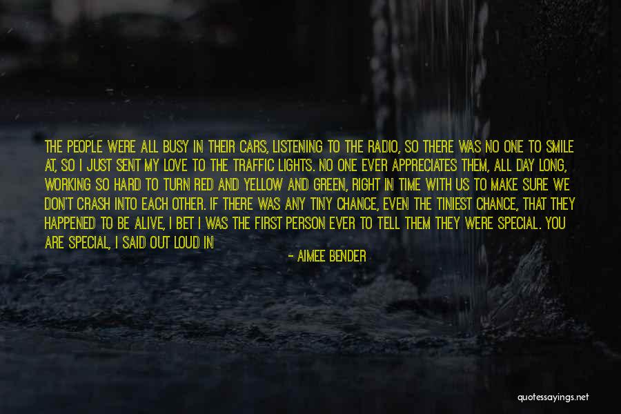 Car Lights Quotes By Aimee Bender