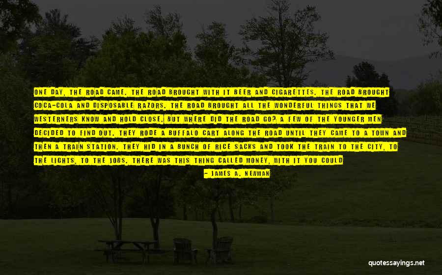 Car Lights Quotes By James A. Newman