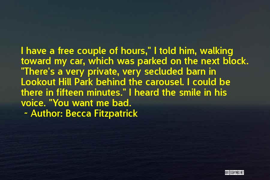 Car Park Quotes By Becca Fitzpatrick